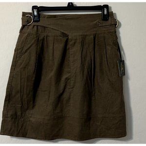 JACK BB Dakota Walnut Brown Corduroy Skirt Size 4 NWT
